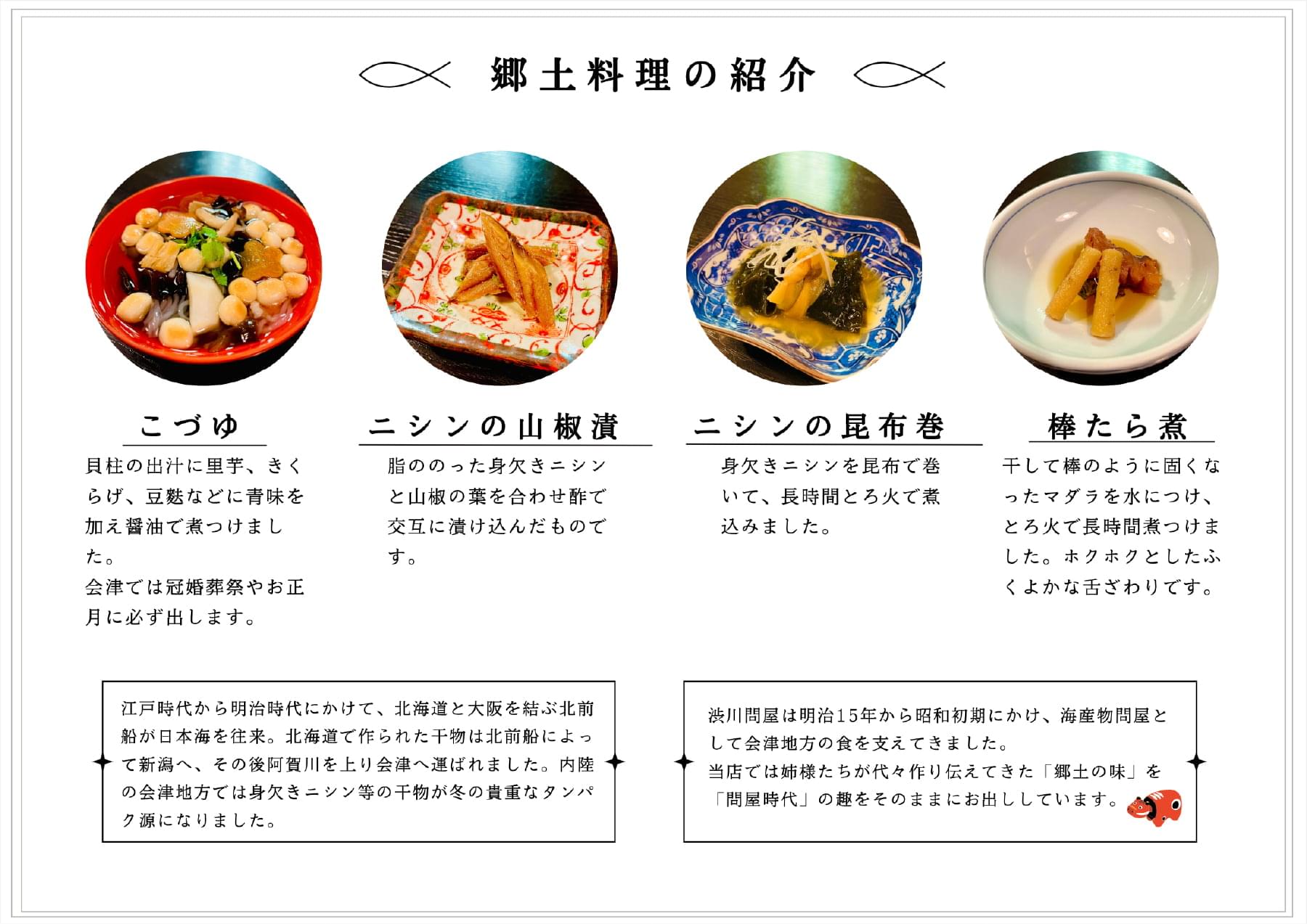 郷土料理の紹介